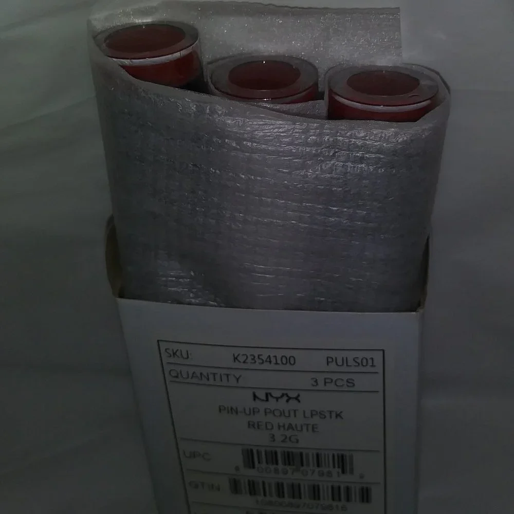 NYX Lipstick Red Haute (3 pack)